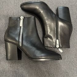 Nine West Black Zipper Boot 