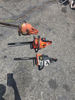 For sale different chainsaw echo cs-400 hand echo cs-346 hand husqvarna 350 different price each