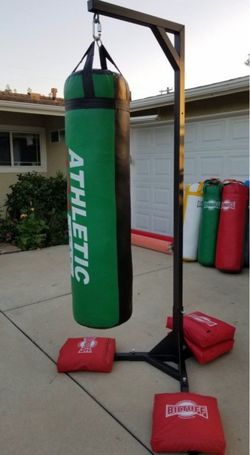 BILTUFF Heavy Duty Stand W/ Punching Bag – Complete Boxing Setup