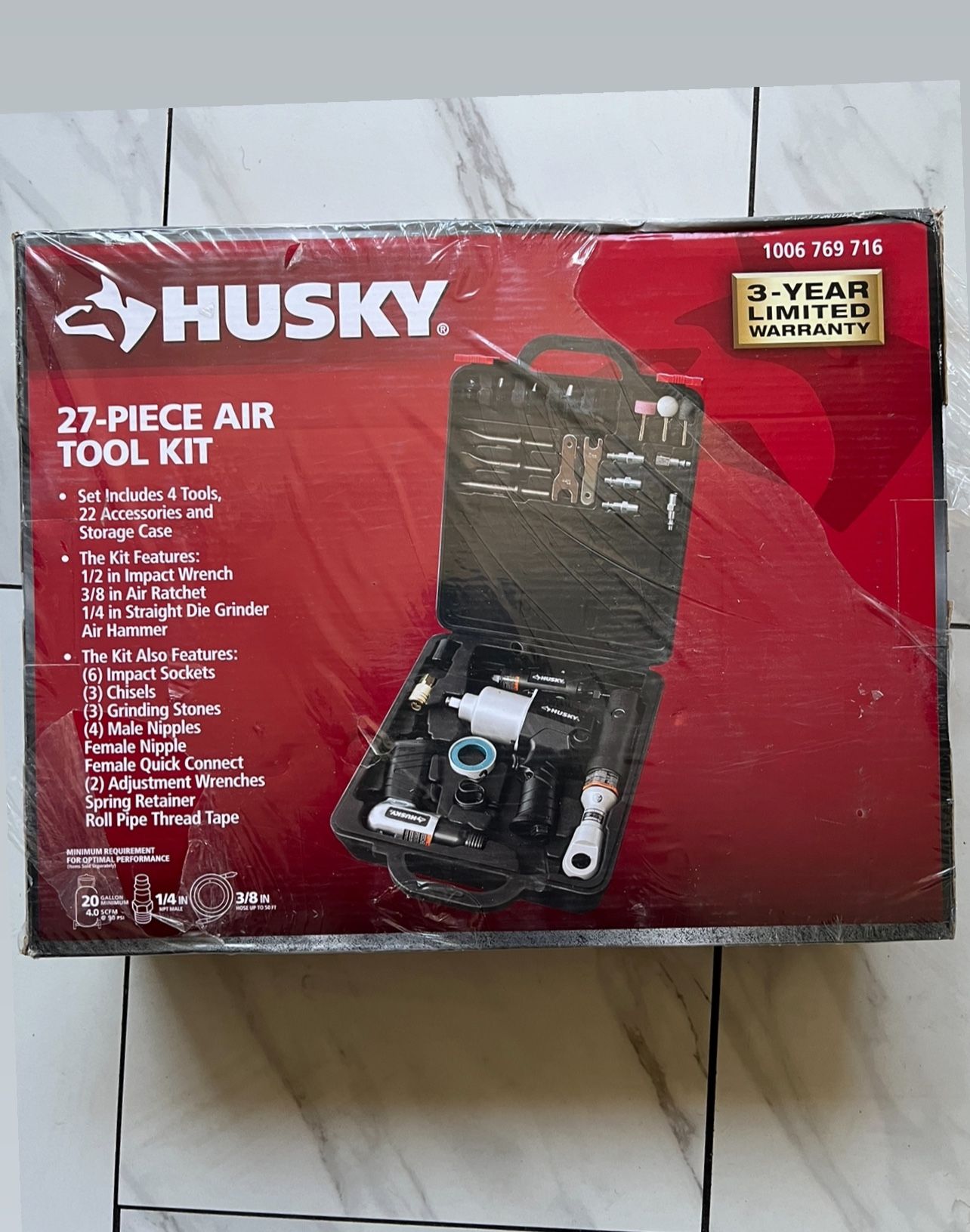 Husky 27 Piece Air Tool Kit
