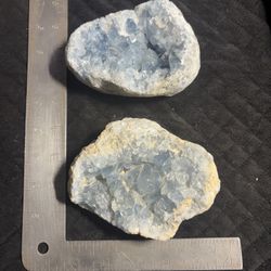 Blue Celestite Geode Bundle! 