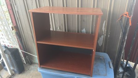 Wood Bookshelf / TV Stand Cabinet – $15 (Escondido)