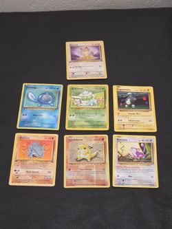 Vintage pokemon cards