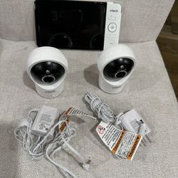VTECH RM5764-2HD 1080 P SMART WIFI REMOTE ACCESS 2-CAMERA BABY MONITOR