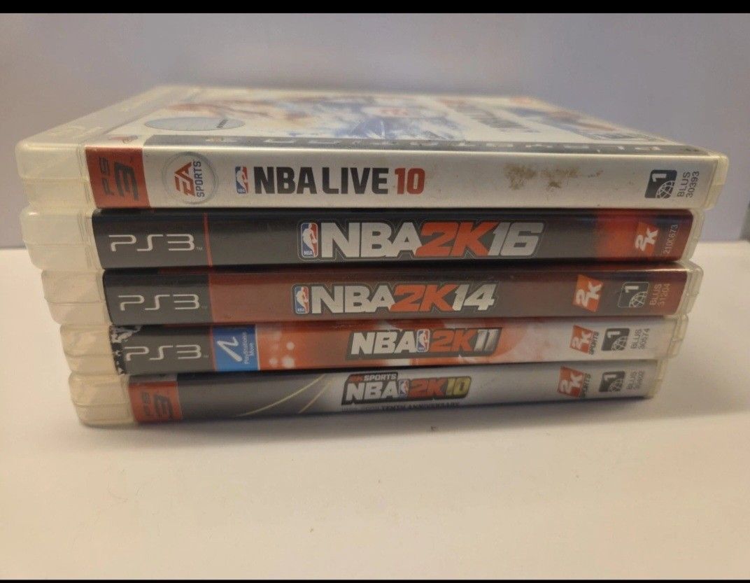 NBA PS3  2k lot 10,11,14,16 &NBA Live 10