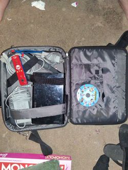 Wii gaming console with all the attachments  & 1 game