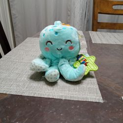 Brand New Moon And Stars Octopus Plush Toy $10