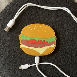 Apple Hamburger Charger Pad W/ Micro USB  Dual Wire  