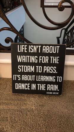 Inspirational Wooden Quote Sign