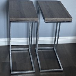 C-Shaped Sofa Side Tables - Set of 2