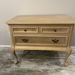 Beautiful High-End, Unique Entryway Table With Deep Drawers