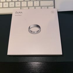 Oura ring 4 silver size 10 brand new sealed