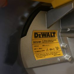 MINT!!!DEWALT 60V/12" Miter Saw (Model#DCS781)