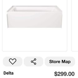 🆕️ #5412 Classic 500 60 in.x32 in.Alcove Deep Soaking Bathtub with Left Drain In High Gloss White