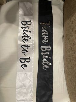 Bride to Be Sash for Bridal Shower Bachelorette Party Wedding