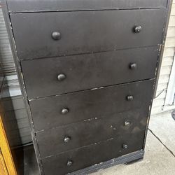 black dresser 