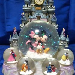 LARGE Disney Snow Globe(s) Castle 