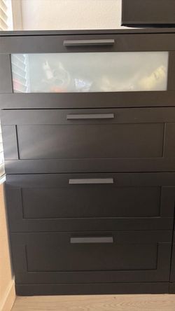 IKEA dressers and matching nightstands