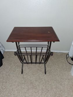 Chairside end table