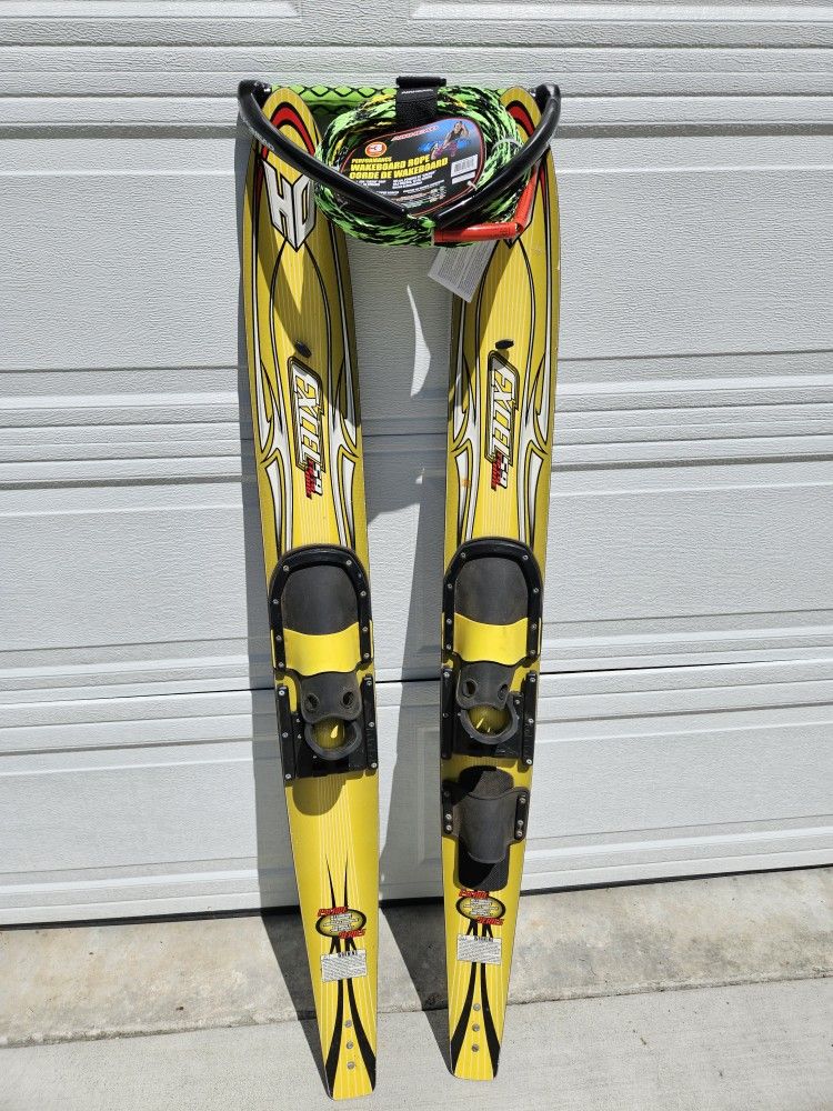 Skis & New Ski Rope
