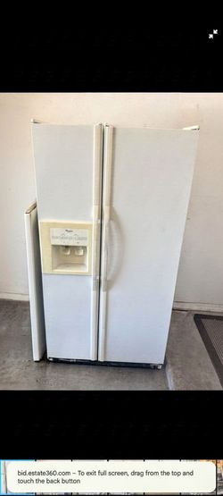 Whirlpool Side by Side Refridgerator/Freezer