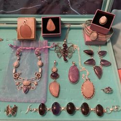 🌸Jewlery Lot 🌸 Purple & Pink 