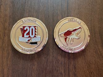 Arizona Coyotes 1(contact info removed) 20th Anniversary Commemorative Coin Set