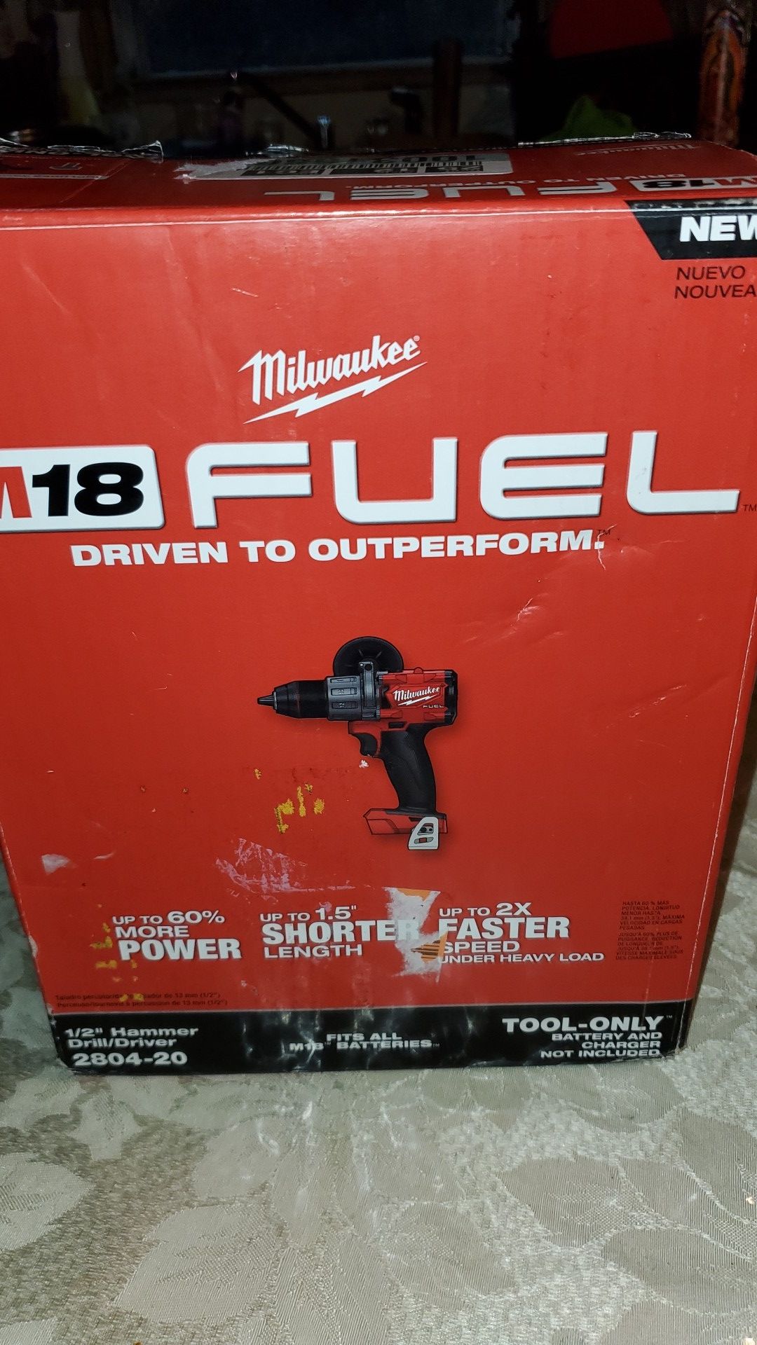 MILWAUKEE M18V FUEL BRUSHLESS 3 GENERACIÓN 1/2 HAMMERDRILL/ DRIVER