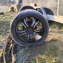 2 Rims And Tires Clean 