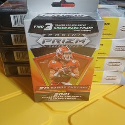 2021 Prizm Football Draft Picks Hanger Box - 13 Available 
