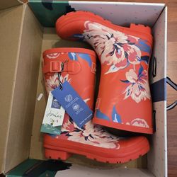 Joules Rain Boots New In Box