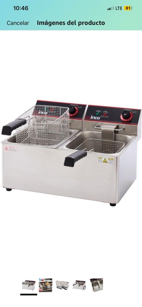 Deep Fryer Friadora Doble