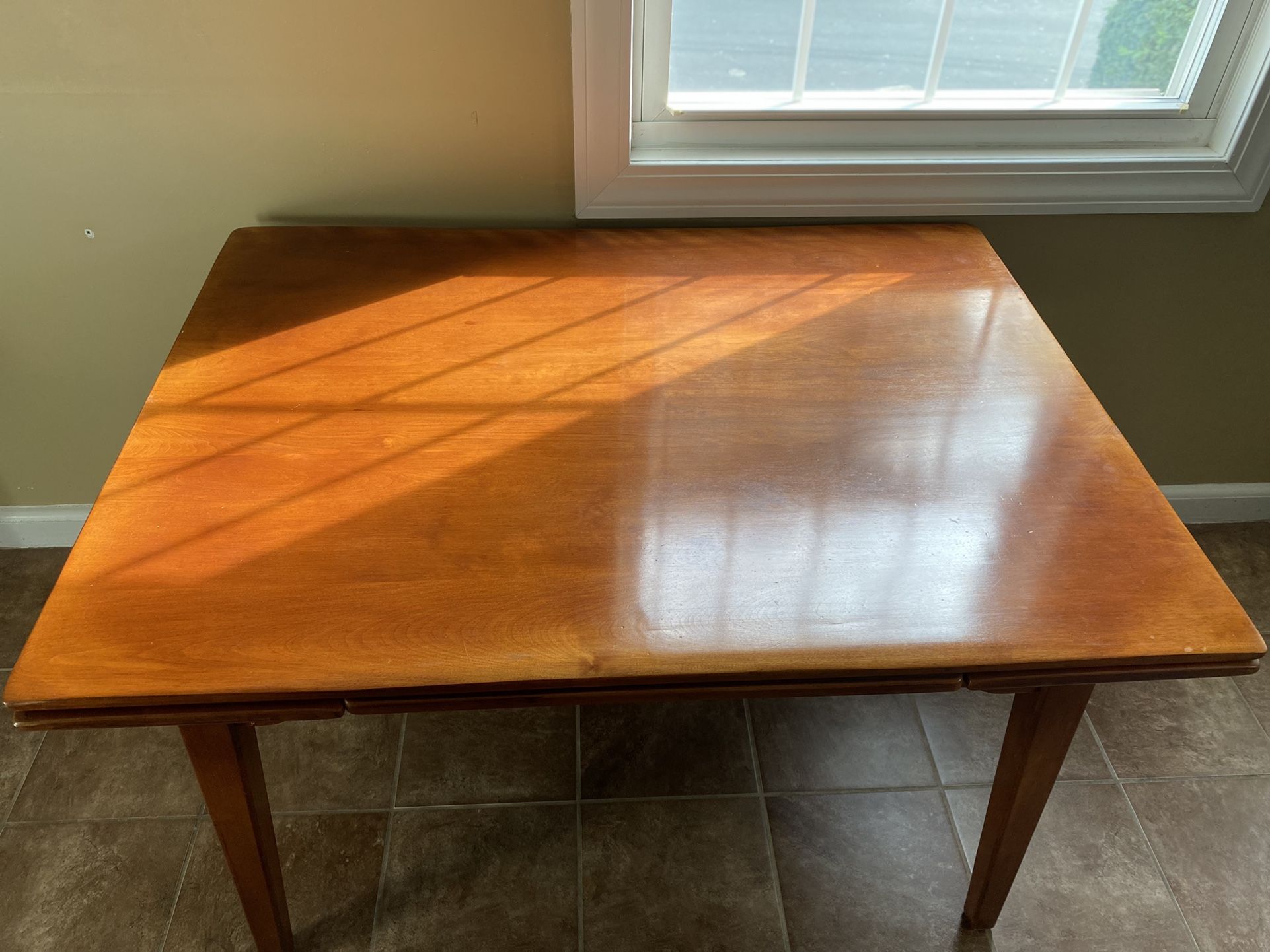 Cushman Colonial Creations— Vintage Draw Top Table No. 4-40–Mid Century Modern Vintage Furniture