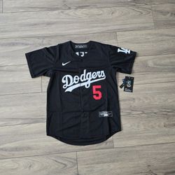 Youth Freedie Freeman Black Stitched Jersey, S To Xl