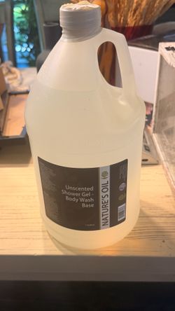 Natures Oil Unscented bath shower gel