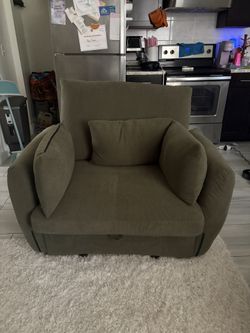 Oversized Green Chair 