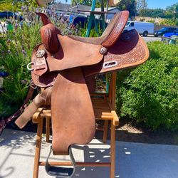 Western Saddle Circle Y