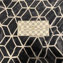 White LV wallet