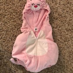 Pink Kitty Cat Costume Baby 18 months
