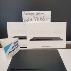 Samsung Galaxy Tab S8 Plus Tablet / Galaxy S8 Ultra Tablet  - 90 Days Warranty - $1 Down - NO CREDIT Needed