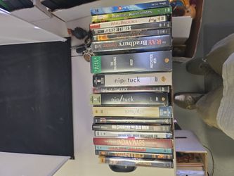 Lots of dvds 18 dvd, nip tuck season 2 - 4,no country for old men,