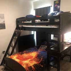 Loft Bunk Bed With Desk