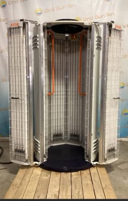 Sun Dome Standup Tanning Bed With Red Light Therepy Bulbs Also Tanning Bulbs Included