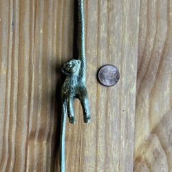 Solid Brass Hanging Monkey S-shaped Hook
