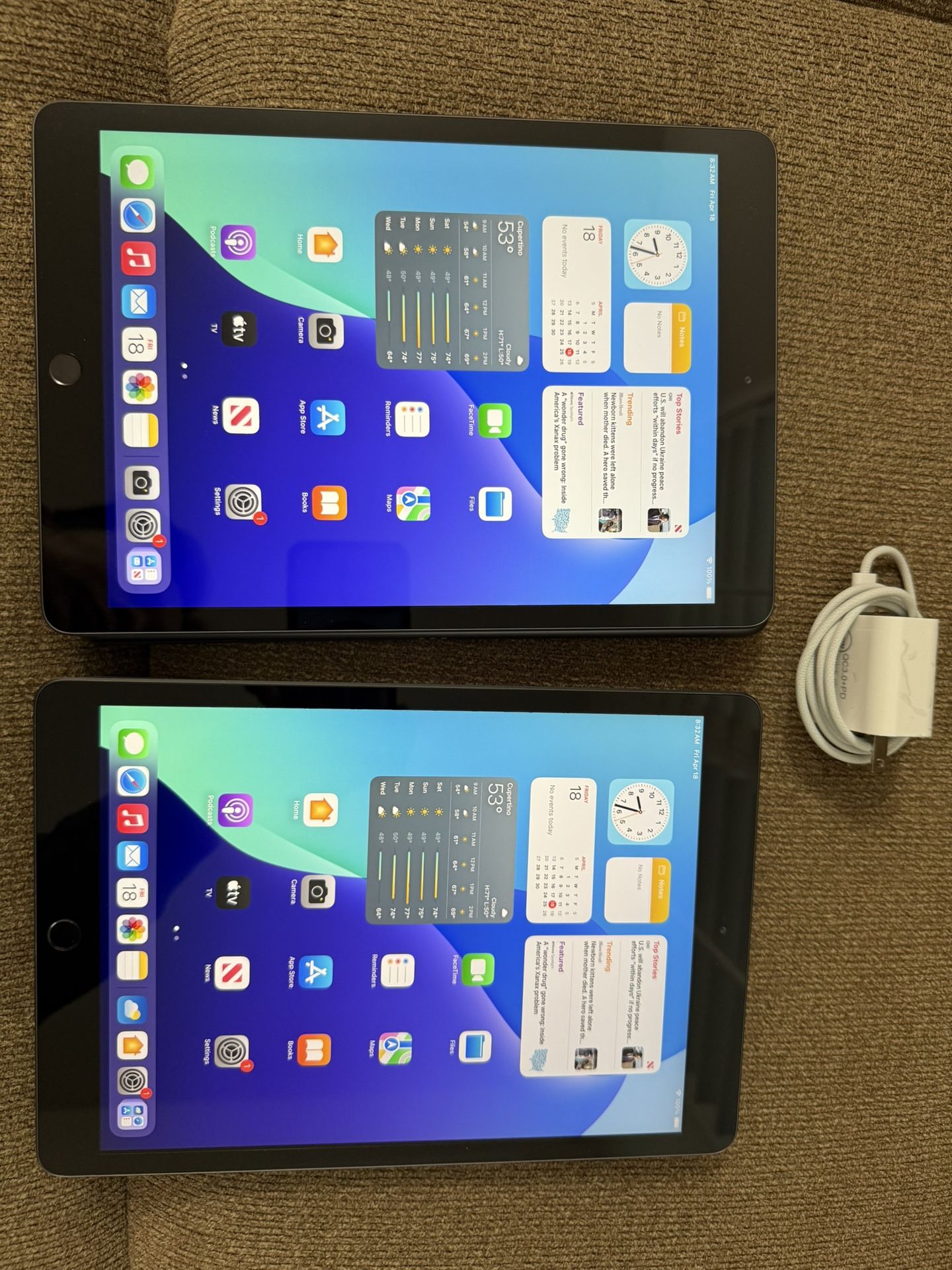 iPad 7th Gen , 10.2” WIFI, Touch ID
