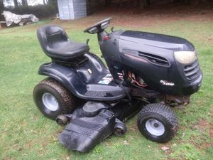 Photo Craftsman dys4500 high performance 25 hp pro v twin the deck precision plus cutting system 48 in cut runs good and trailer