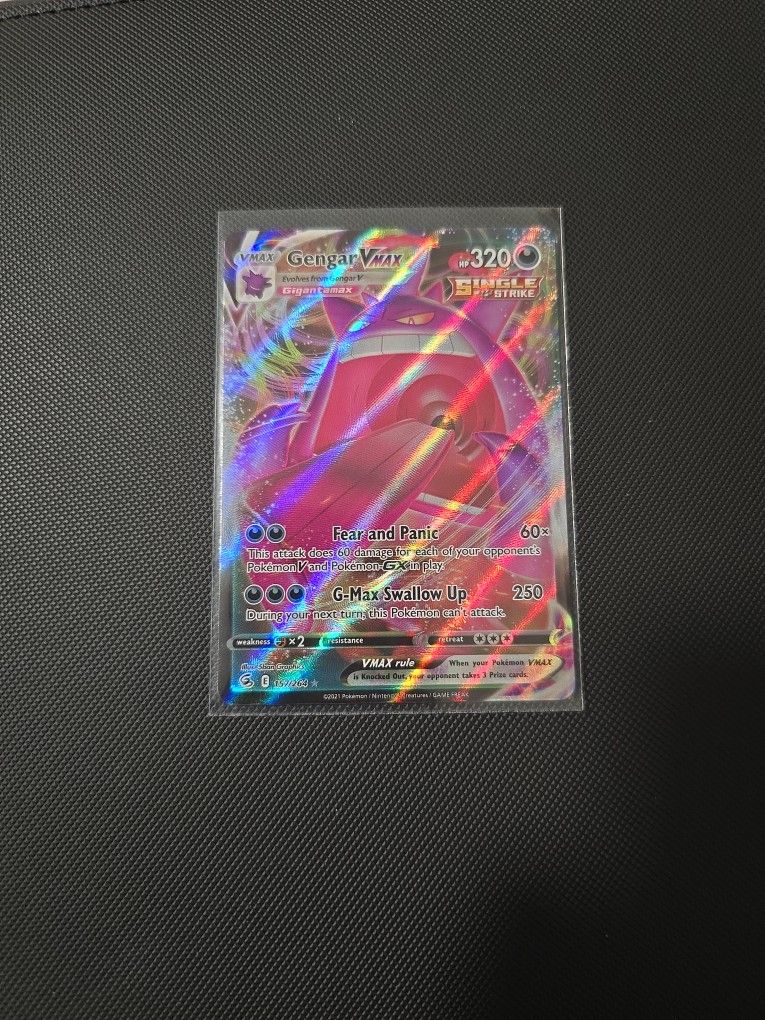 Gengar Vmax Pokemon Card