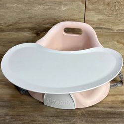 Upseat Baby Floor and Booster Seat in Pink
