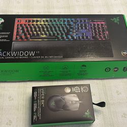 Razer BlackWidow V3 Gaming Keyboard And Viper 8K Mouse