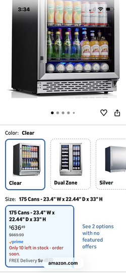 Beverage refrigerator